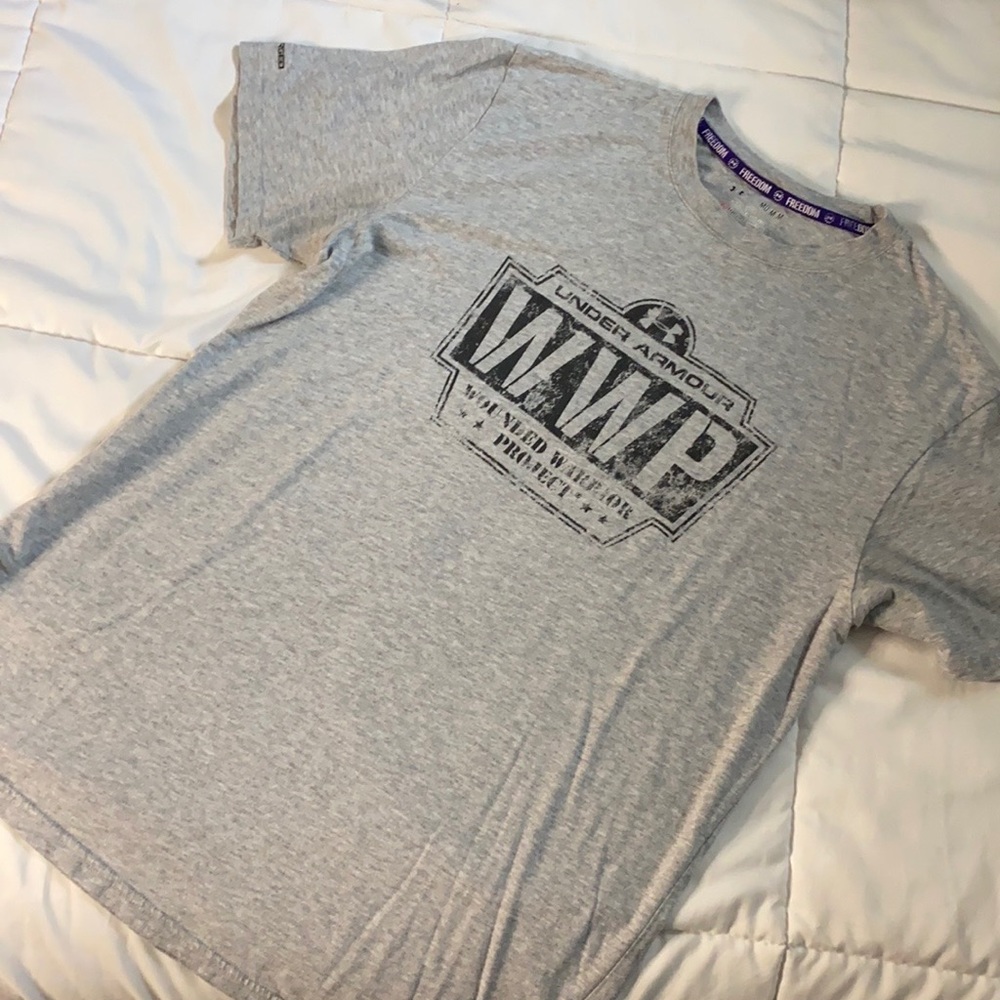 Under Armour Wounded Warrior Project T Shirt Size Medium Heat Gear